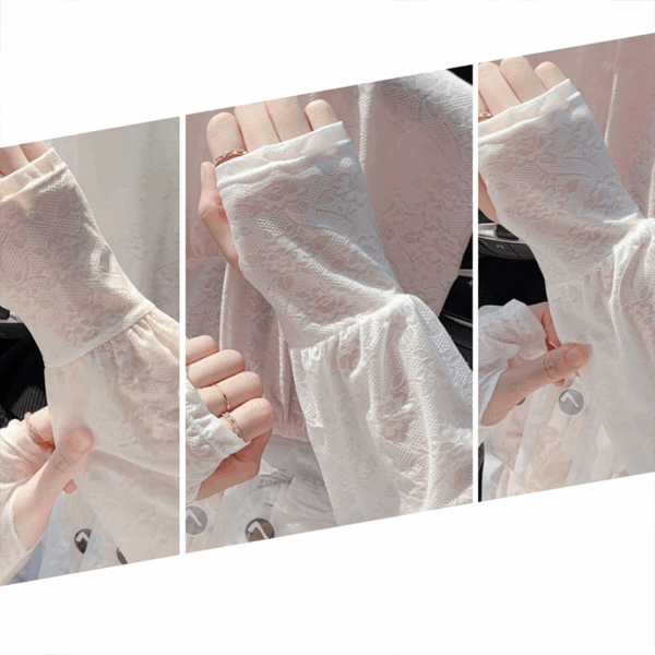 🌞❄️ Ice Lace Sun Sleeve! UPF50+ Cooling 5℃. Stylish Sun Protection for Arms 💃 - Image 2