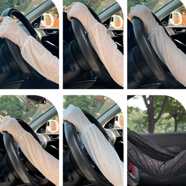 🌞❄️ Ice Lace Sun Sleeve! UPF50+ Cooling 5℃. Stylish Sun Protection for Arms 💃 - Image 8