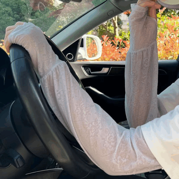 🌞❄️ Ice Lace Sun Sleeve! UPF50+ Cooling 5℃. Stylish Sun Protection for Arms 💃 - Image 11